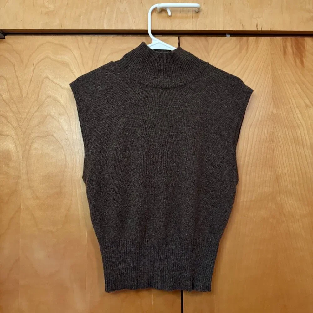 Reformation Cashmere Turtleneck Sweater/Tank (size S) - Picture 9 of 9